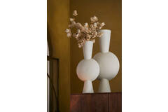 Light & Living Vaas Deco 37 5x22x81 Cm KAVANDU Licht Grijs