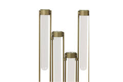 Light & Living Vaas Deco 39x3x39 Cm TUBE Antiek Brons