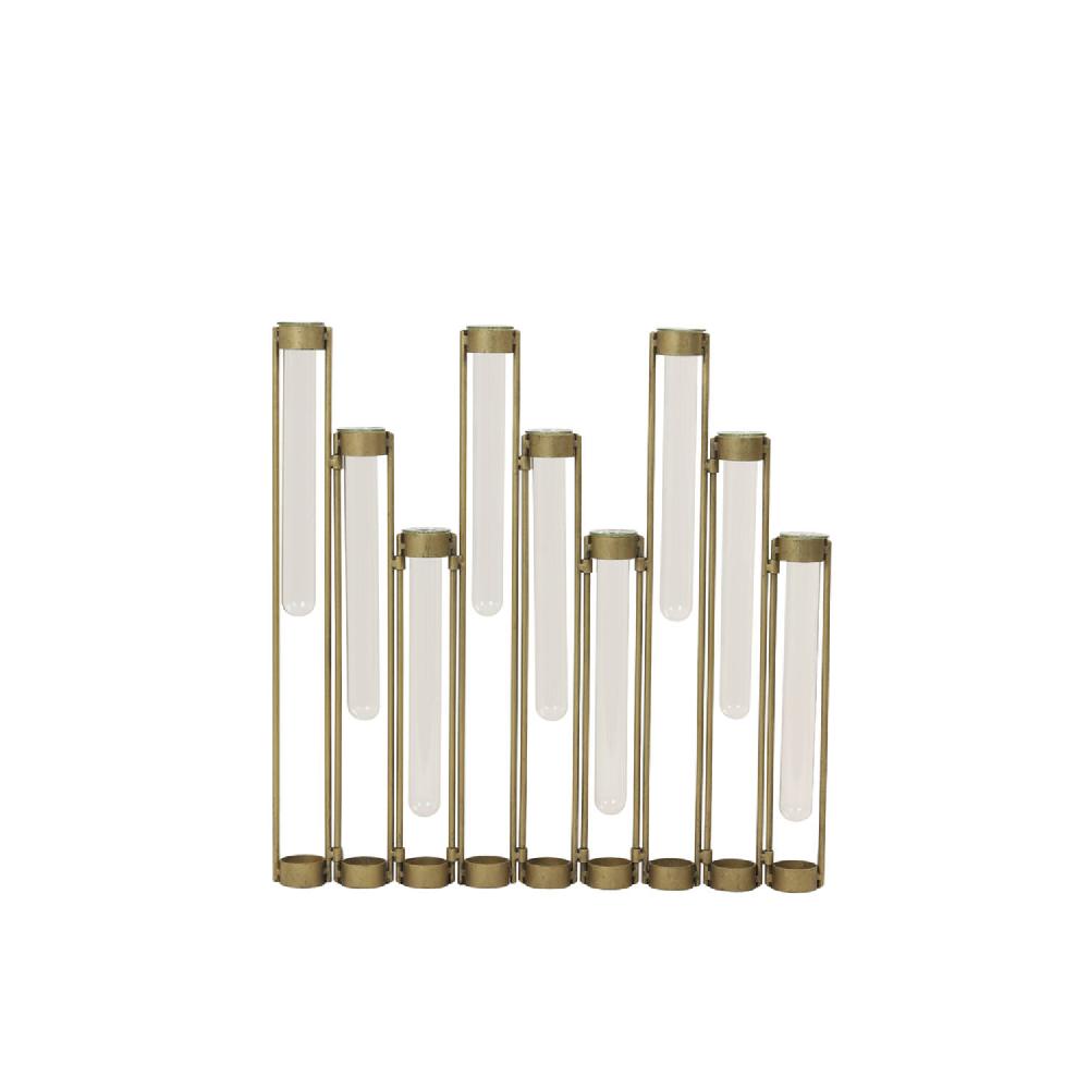 light & living Vaas deco 39x3x39 cm TUBE antiek brons