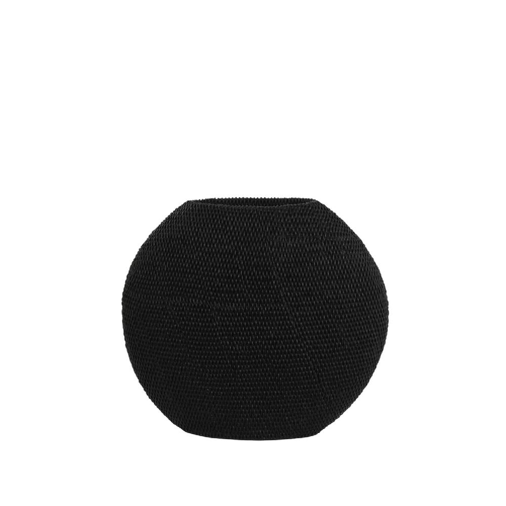 light & living Vaas deco 40 5x14 5x36 5 cm MASHABA mat zwart