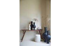 Light & Living Vaas Deco 47x26x100 Cm KAVANDU Mat Zwart