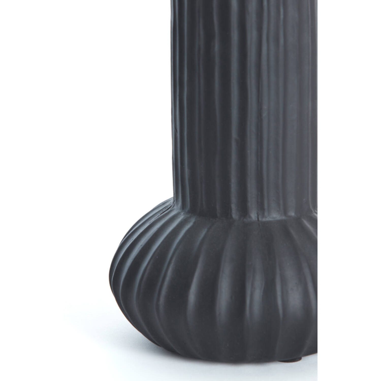 Light & Living Vaas Deco Ø15x21 Cm FEYO Keramiek Zwart