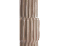 Light & Living Vaas Deco Ø17x58 Cm LONGA Keramiek Grijs Bruin