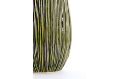Light & Living Vaas Deco Ø24 5x52 Cm KOPRA Keramiek Donker Groen