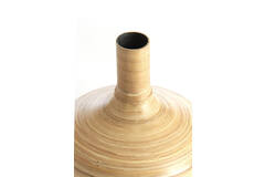 Light & Living Vaas Deco Ø25x25 Cm TOLIMU Bamboe Naturel