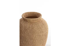 Light & Living Vaas Deco Ø26x28 Cm VEDELLA Licht Bruin