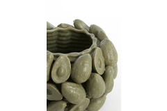 Light & Living Vaas Deco Ø31 5x23 Cm AVOCADO Keramiek Olijf Groen