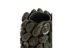 Light & Living Vaas Deco Ø33x37 5 Cm AVOCADO Keramiek Bruin+groen