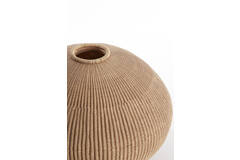 Light & Living Vaas Deco Ø35x26 5 Cm VALERIE Licht Bruin