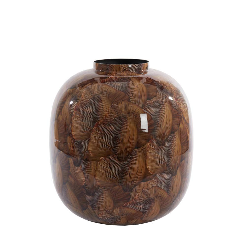 light & living Vaas deco Ø37x40 cm MILOS bruin-licht bruin