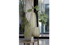 Light & Living Vaas Ø17 5x44 5 Cm BRADLEY Glas Olijf Groen