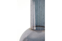 Light & Living Vaas Ø18x29 Cm DAPOLI Glas Steenslag Smoke