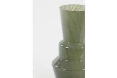Light & Living Vaas Ø20 5x36 Cm TROSMU Glas Grijs-groen