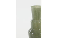 Light & Living Vaas Ø20x44 5 Cm TROSMU Glas Grijs-groen