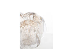 Light & Living Vaas Ø21x16 Cm MURELA Glas Transparant+glitter Zand