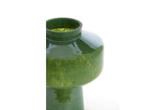 Light & Living Vaas Ø23 5x29 5 Cm TRASMON Donker Groen Luster