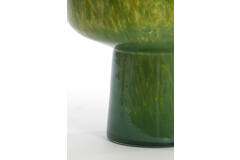 Light & Living Vaas Ø23 5x29 5 Cm TRASMON Donker Groen Luster