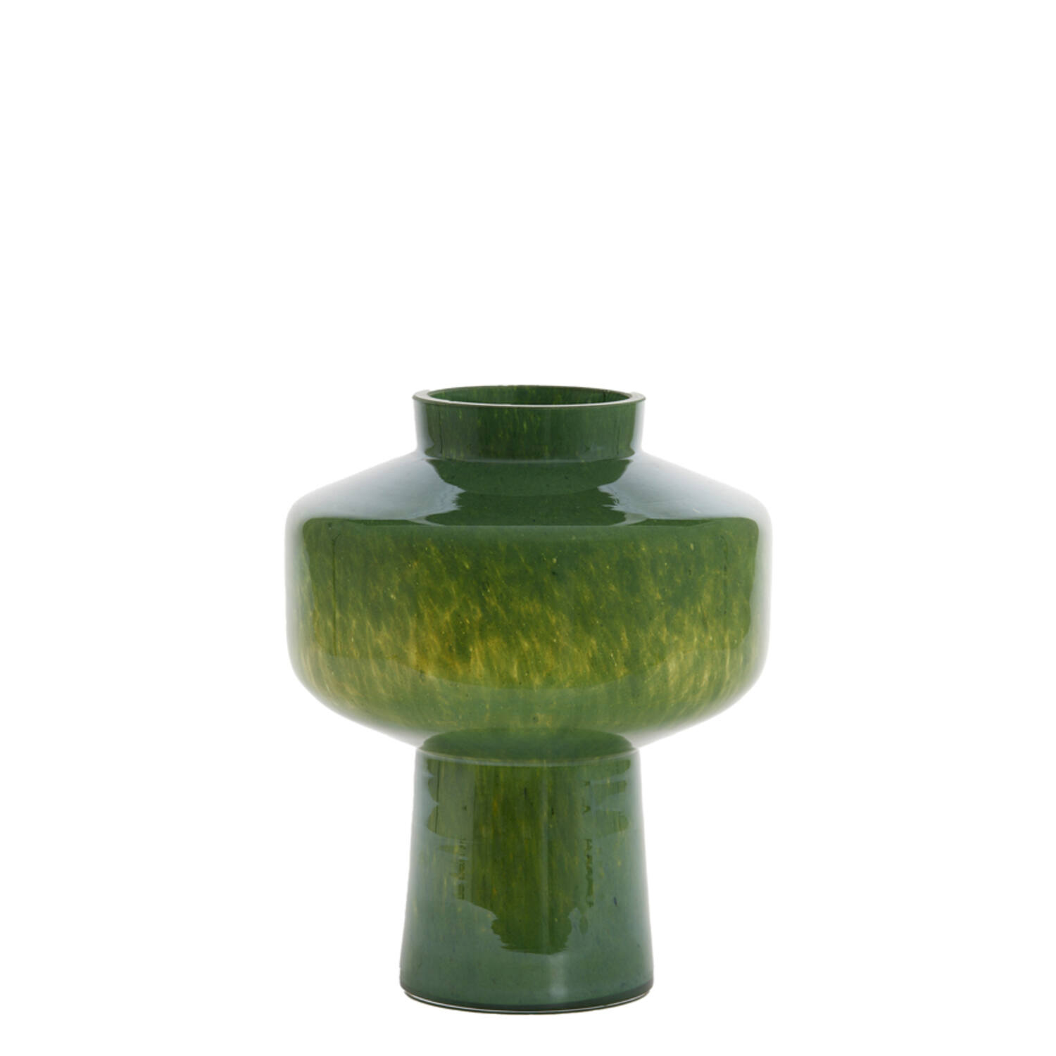 Light & Living Vaas Ø23 5x29 5 Cm TRASMON Donker Groen Luster