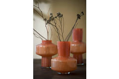 Light & Living Vaas Ø23 5x29 5 Cm TRASMON Glas Perzik