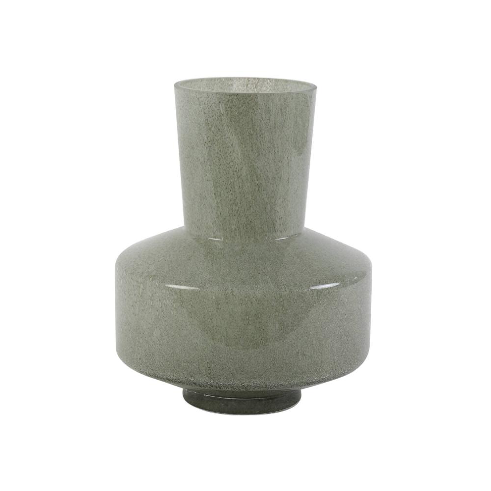 light & living Vaas Ø23 5x29 5 cm TRASMOS glas grijs-groen