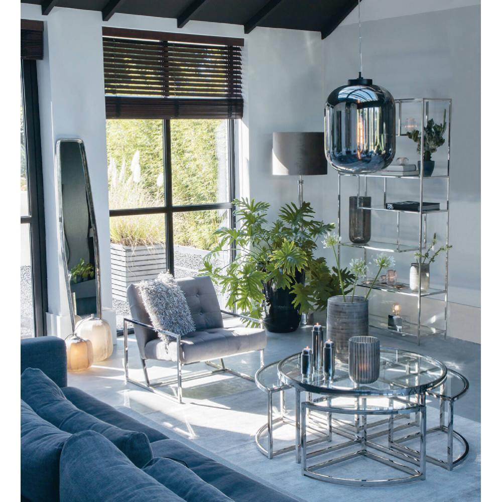 Light & Living Vaas Ø23x24 Cm PACENGO Glas Licht Bruin