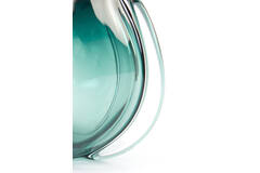 Light & Living Vaas Ø24 5x22 Cm MURELA Glas Turquoise