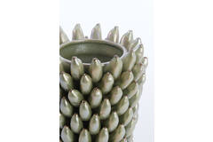 Light & Living Vaas Ø25 5x34 Cm ZITA Keramiek Groen Parelmoer