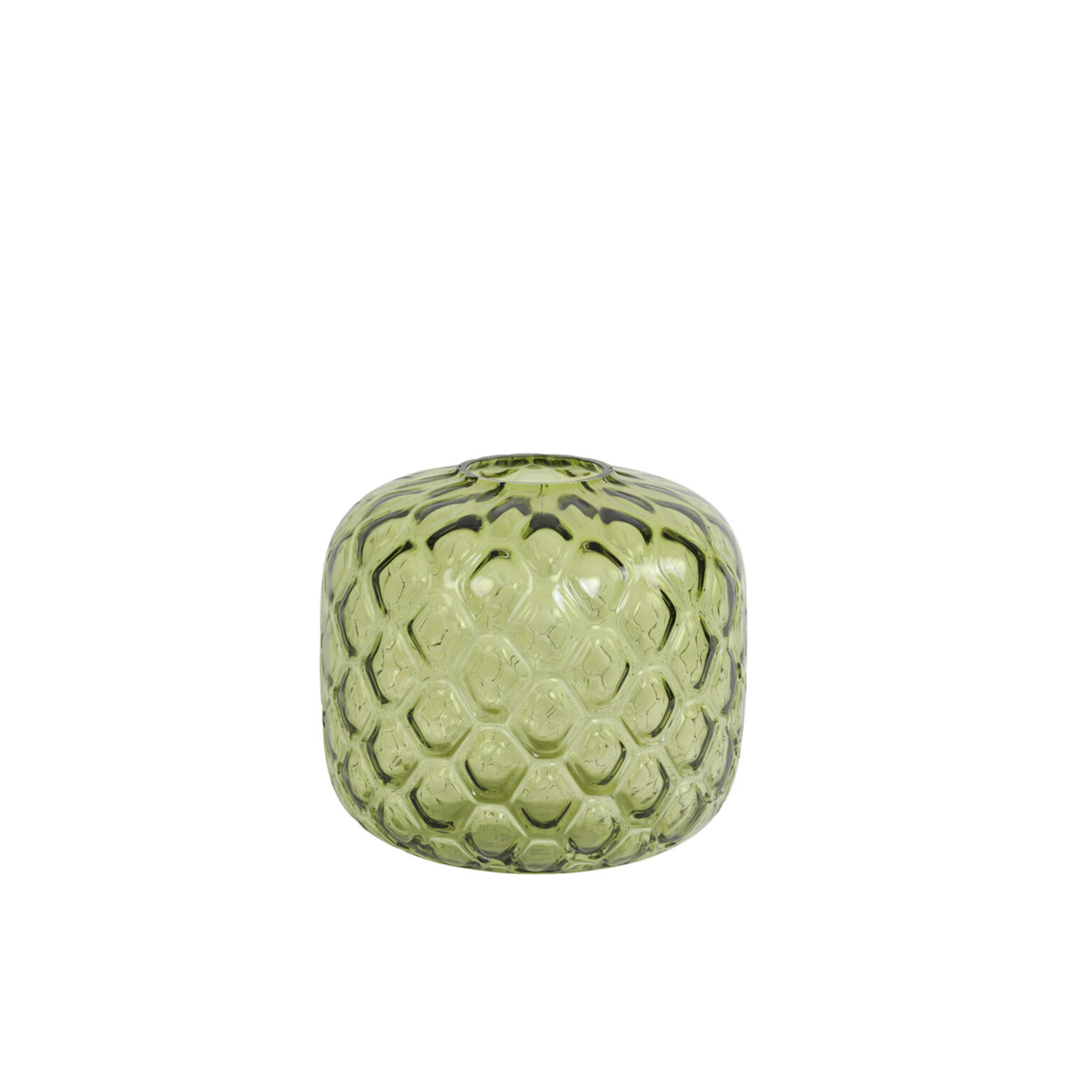 light & living Vaas Ø27 5x25 cm CARINO glas olijf groen