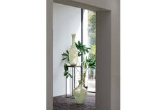 Light & Living Vaas Ø30x100 Cm IMANO Glas Melk Licht Geel