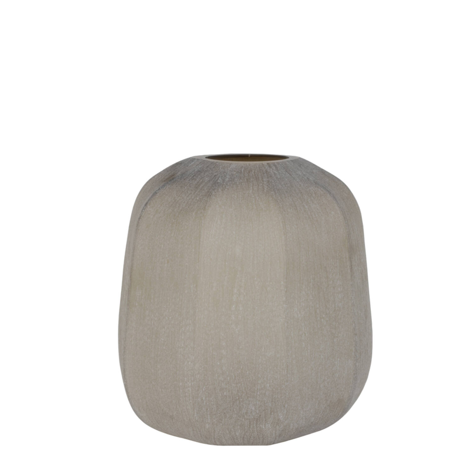 light & living Vaas Ø33x32 cm PACENGO glas licht bruin