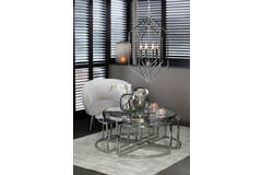 Light & Living Vaas Ø33x42 Cm PACENGO Glas Licht Bruin