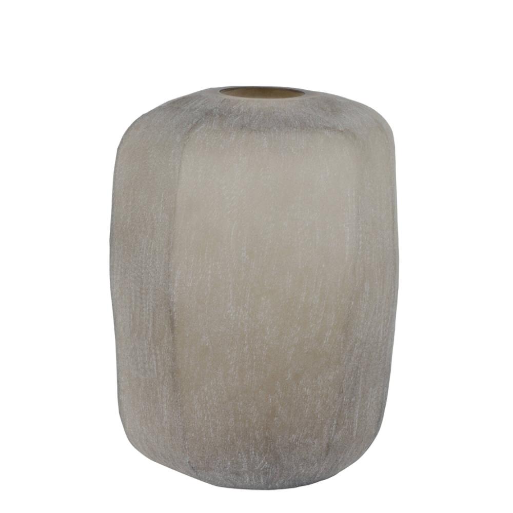 light & living Vaas Ø33x42 cm PACENGO glas licht bruin