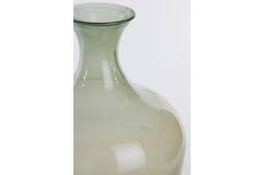 Light & Living Vaas Ø40x65 Cm RUBRA Glas Melk Licht Geel