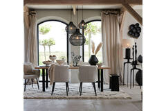 Light & Living Vloerkleed 300x200 Cm XAMURI Naturel-zwart