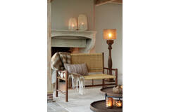 Light & Living Vloerlamp 23x23x125 Cm ROBBIA Hout Naturel