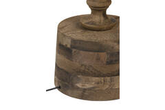 Light & Living Vloerlamp 29x29x135 Cm RONIN Hout Donker Bruin