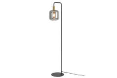 Light & Living Vloerlamp 32x28x155 Cm LEKAR Antiek Brons+smoke Glas