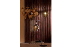 Light & Living Vloerlamp 35x30x160 Cm ALVARO Antiek Brons+mat Zwart