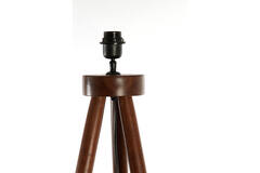 Light & Living Vloerlamp Driepoot 52x52x122 Cm ILIAS Hout Roodbruin