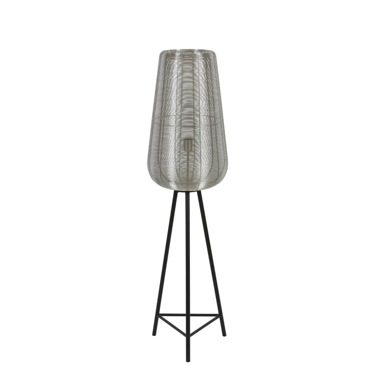 light & living Vloerlamp driepoot Ø37x135 cm ADETA nikkel