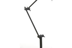 Light & Living Vloerlamp G9 73x25x150 Cm RIJEKA Mat Zwart+dimmer