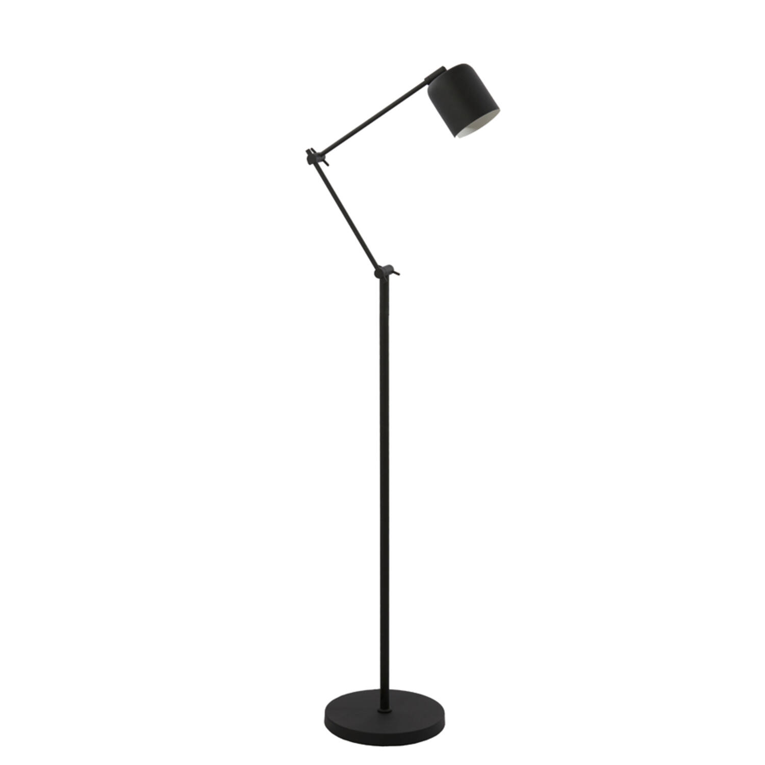 light & living Vloerlamp G9 73x25x150 cm RIJEKA mat zwart+dimmer