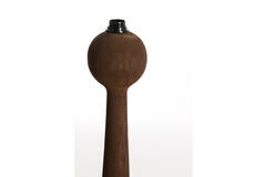 Light & Living Vloerlamp Ø18x125 Cm FESTINA Hout Mat Donker Bruin