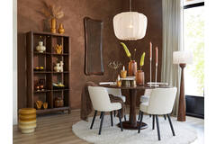 Light & Living Vloerlamp Ø18x125 Cm FESTINA Hout Roodbruin