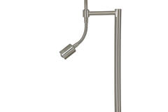 Light & Living Vloerlamp Ø25x138 Cm CALGARY Nik.sat.+LED Flex