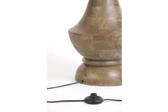 Light & Living Vloerlamp Ø30x130 Cm NICOLO Hout Mat Bruin