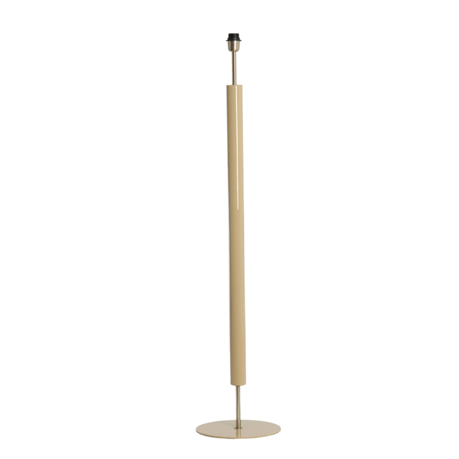 light & living Vloerlamp Ø30x132 cm KULAI glanzend beige+nikkel