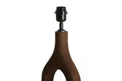 Light & Living Vloerlamp Ø30x135 Cm XITTA Hout Mat Donker Bruin