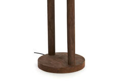 Light & Living Vloerlamp Ø30x135 Cm XITTA Hout Mat Donker Bruin