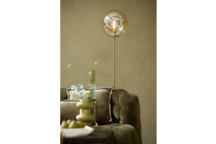 Light & Living Vloerlamp Ø30x160 Cm MEDINA Glas Amber+goud